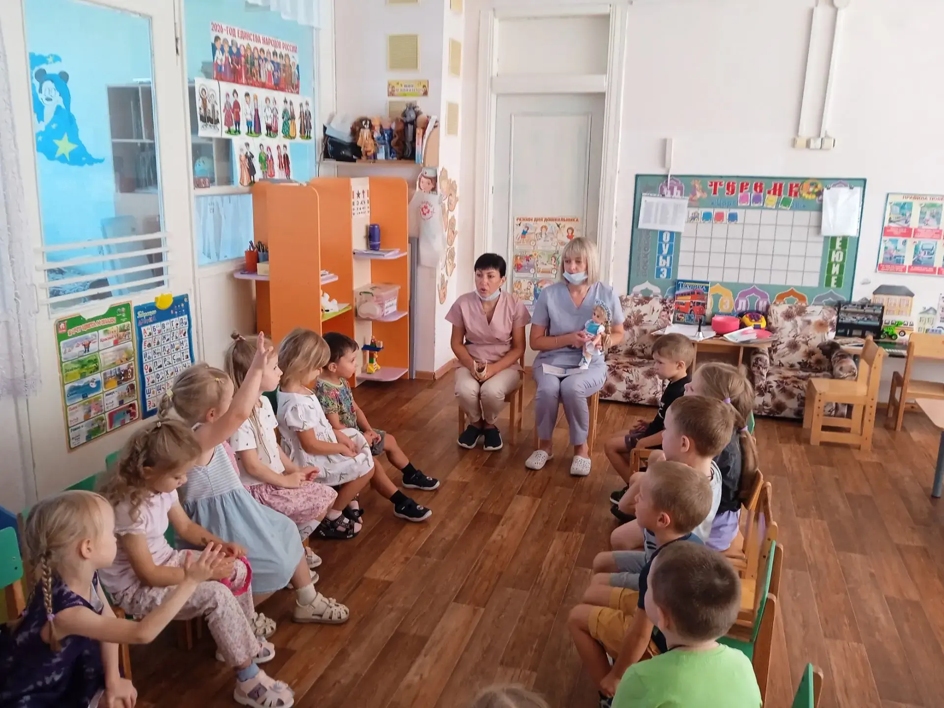 Гость группы "Стоматолог в гостях у дошколят"