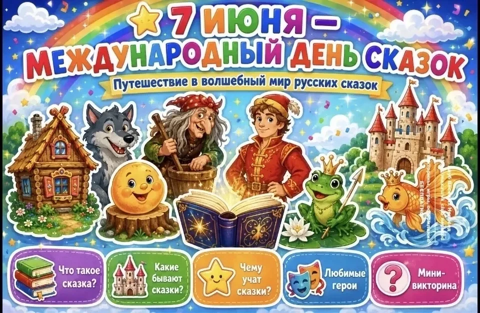 Волшебство в нашей группе! ✨

7 июня был Международный день сказок — и  8 июня мы устроили настоящий