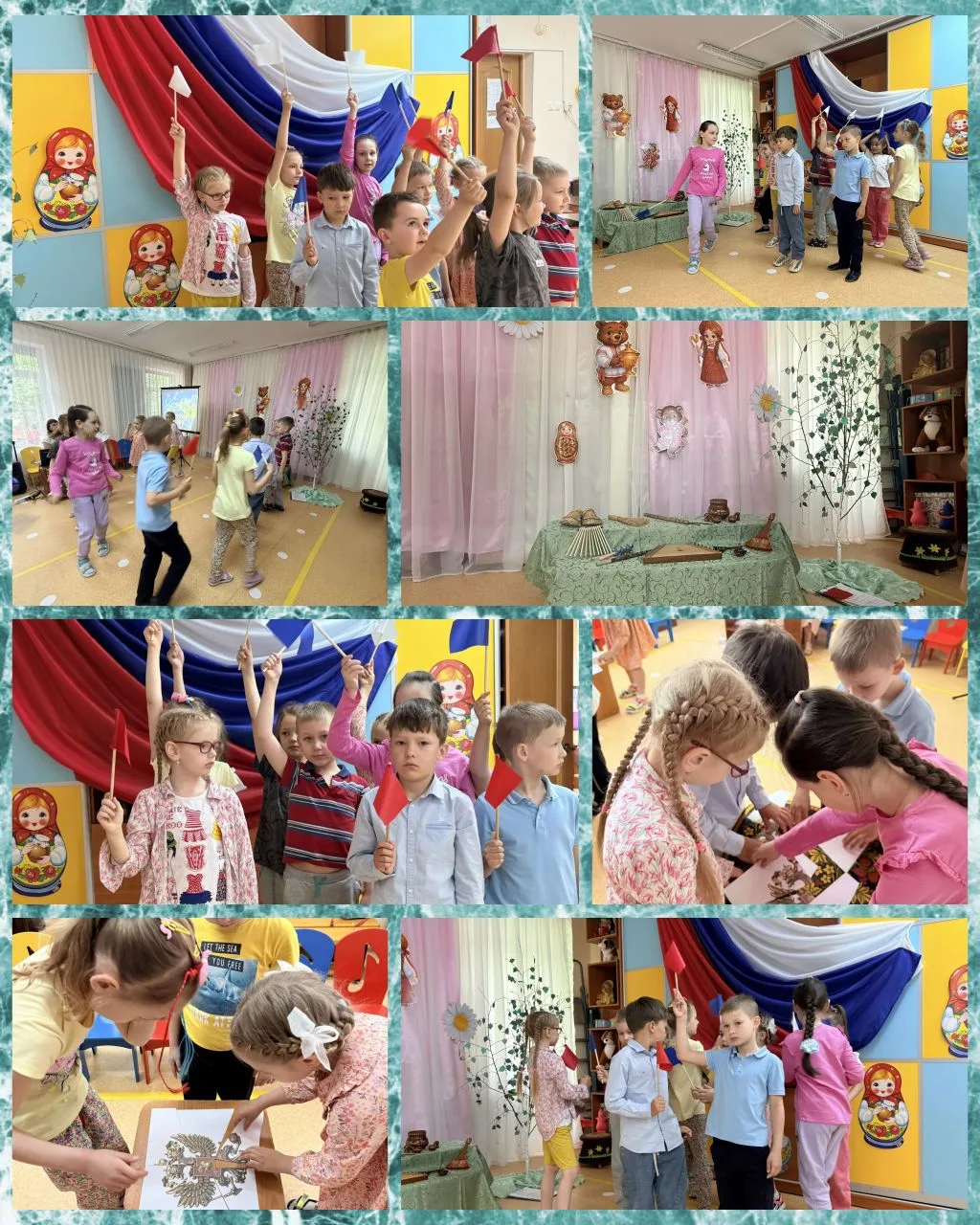 Посмотрите, какой яркий праздник получился и в подготовительной группе! 🇷🇺🎉

Ребята показали наст