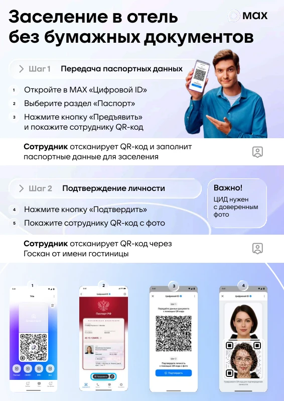 📌Цифровой ID в мессенджере MAX — это сервис, который позволяет подтверждать возраст, л...