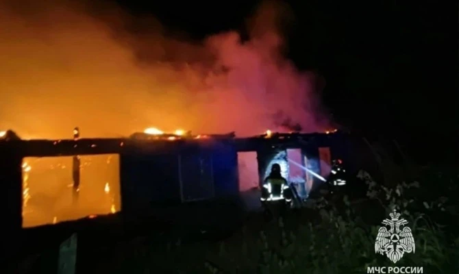 ⚡️При пожаре в Новомосковске погиб мужчина