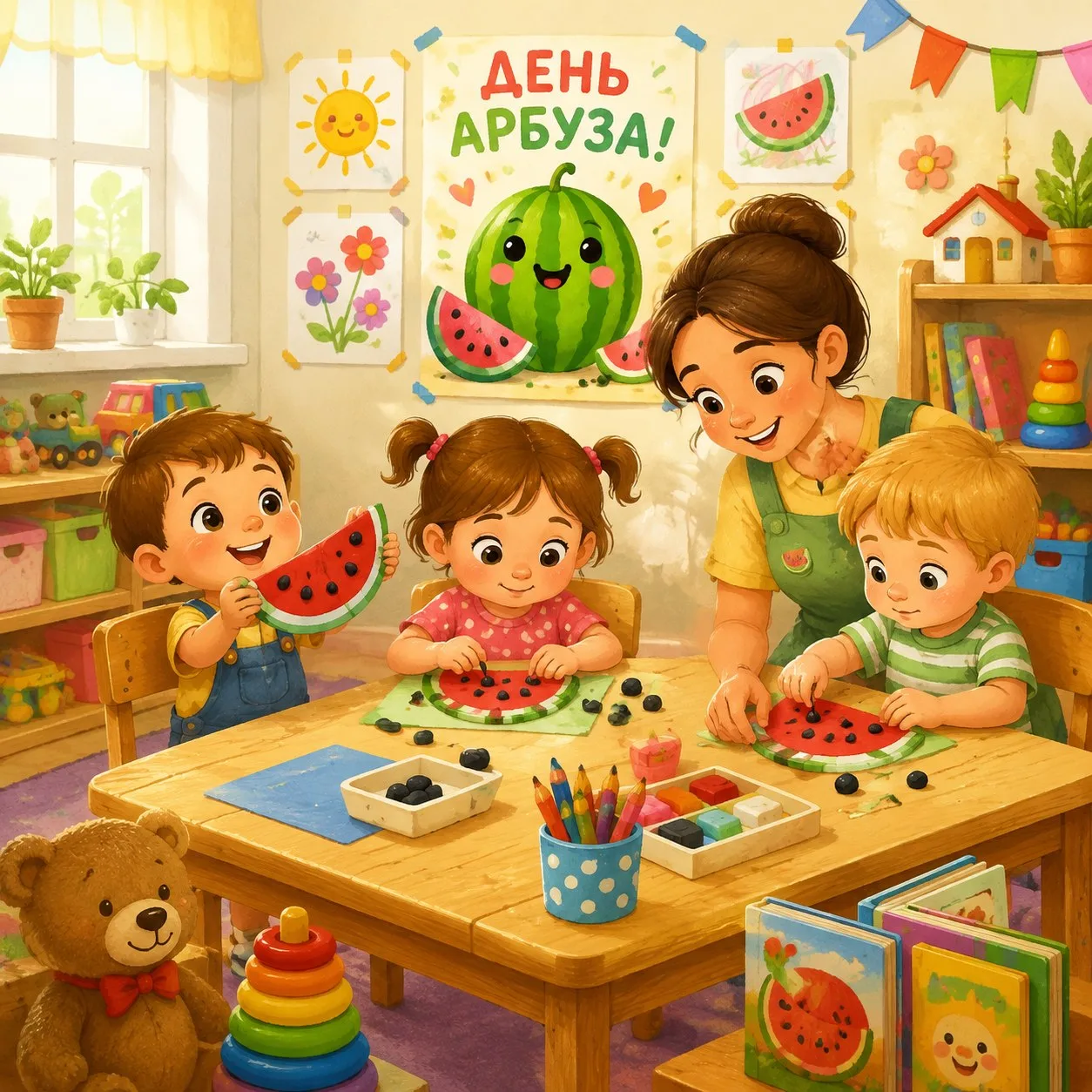 🍉 АРБУЗНЫЙ ДЕНЬ В ГРУППЕ №10!