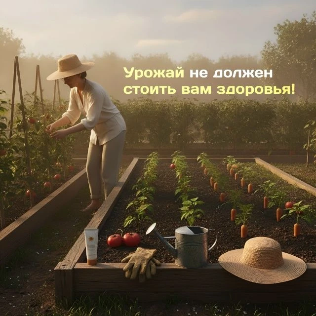 Июль — разгар дачного сезона. Чтобы работа в саду принесла радость, а не больничную койку, соблюдаем