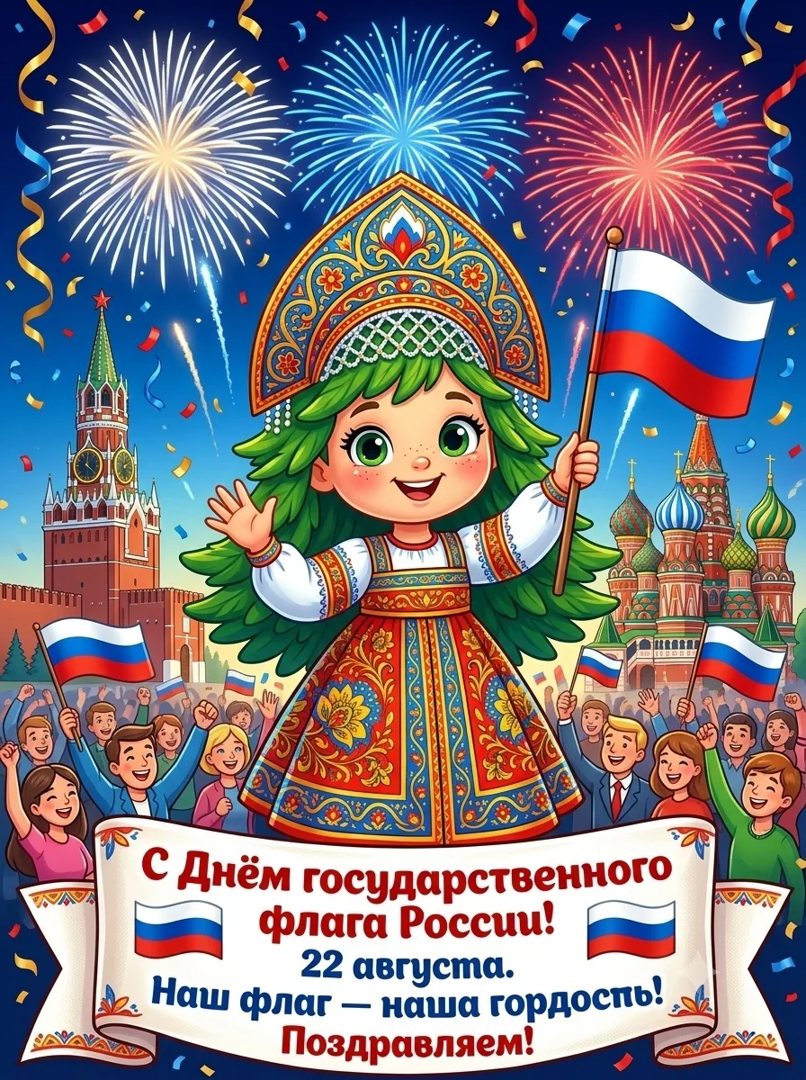 Сегодня, 22 августа, наша страна отмечает один из важнейших государственных праздников ...