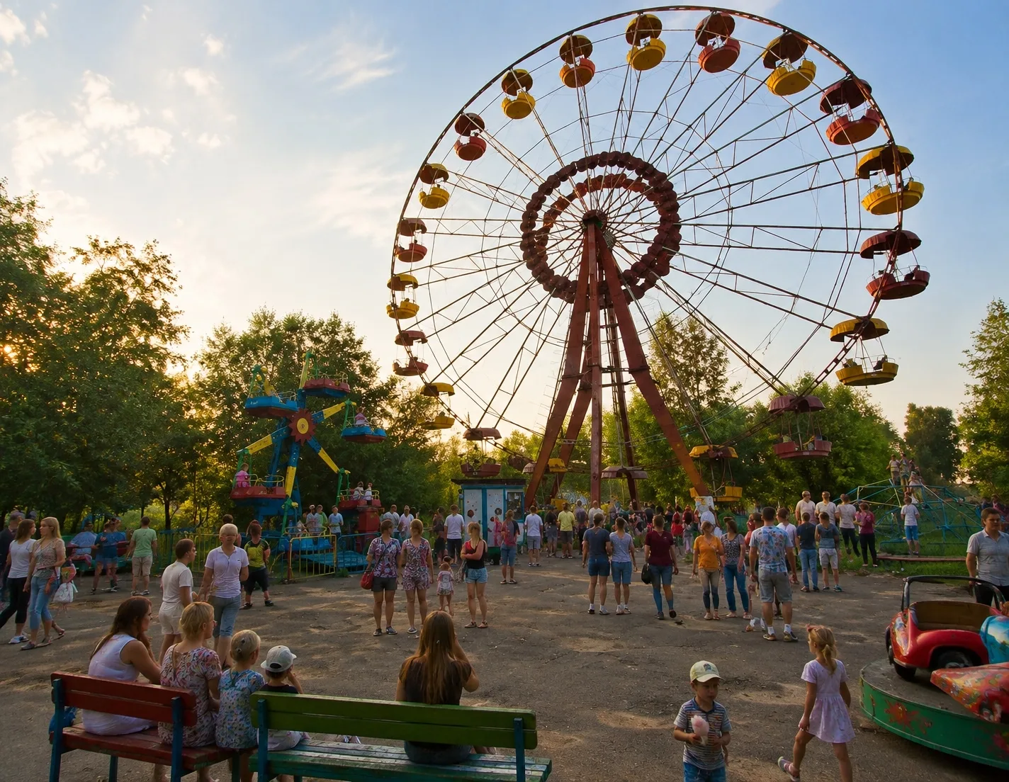 🎡 А помните колесо обозрения в Кольчугино?

Когда-то в выходные здесь было шумно и весело: музыка, 