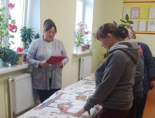 В Мартынкинском сельском клубе состоялся познавательный час «Сила и красота родного язы...
