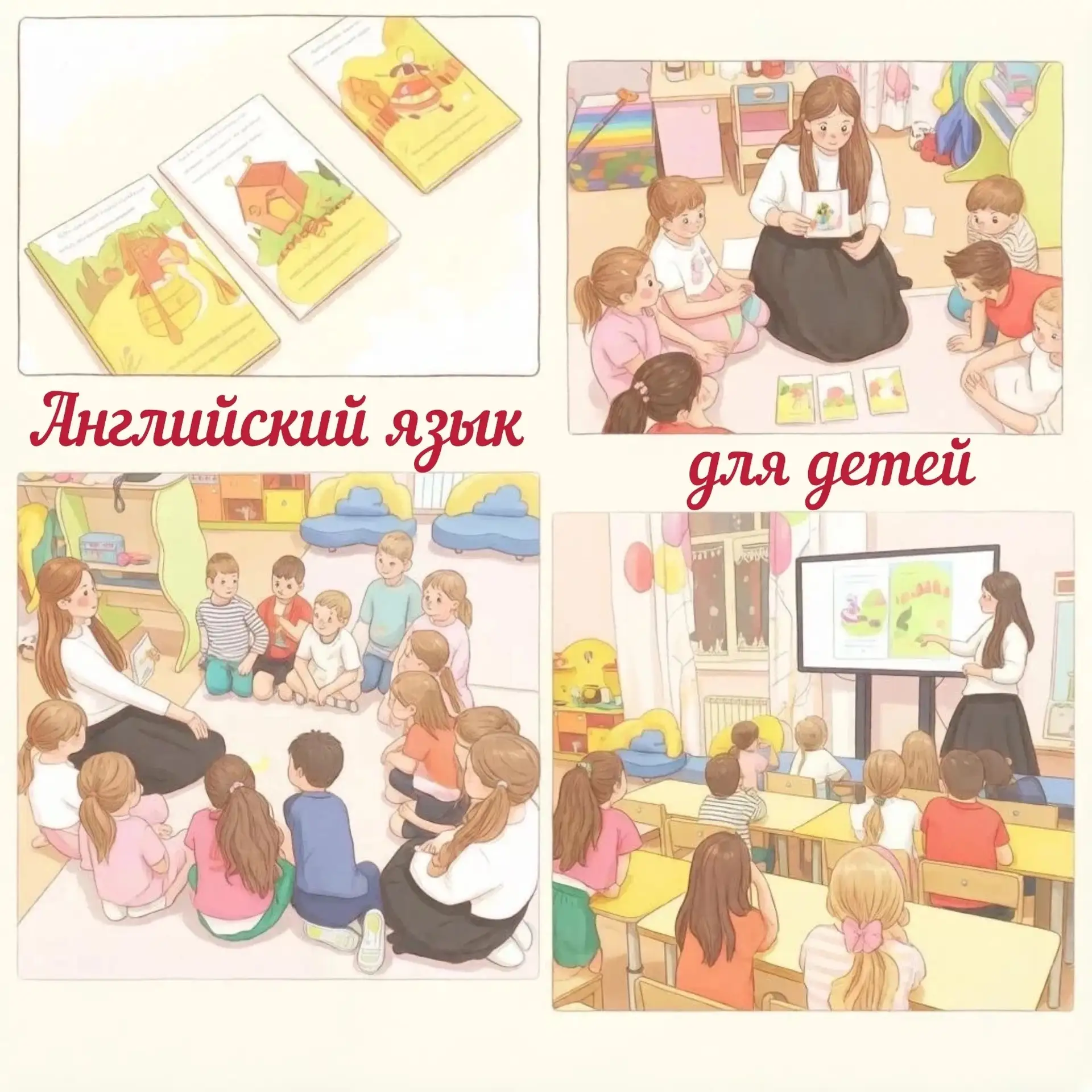 📚 Английский язык для детей: от первых слов до первой книги!
