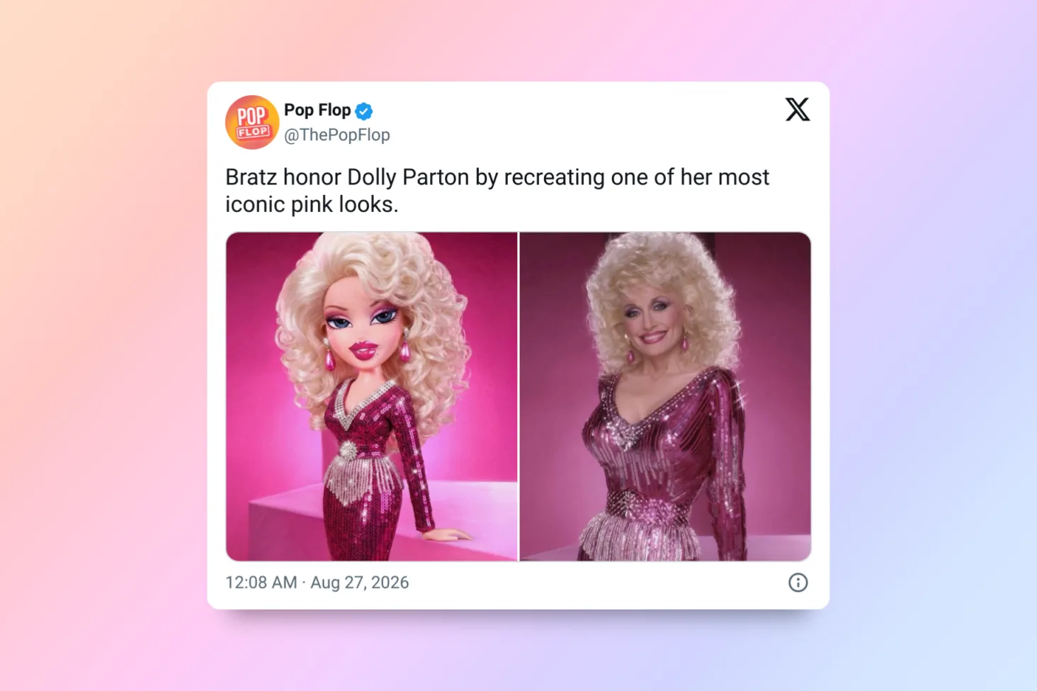 Bratz подарили нам куклу Долли Партон