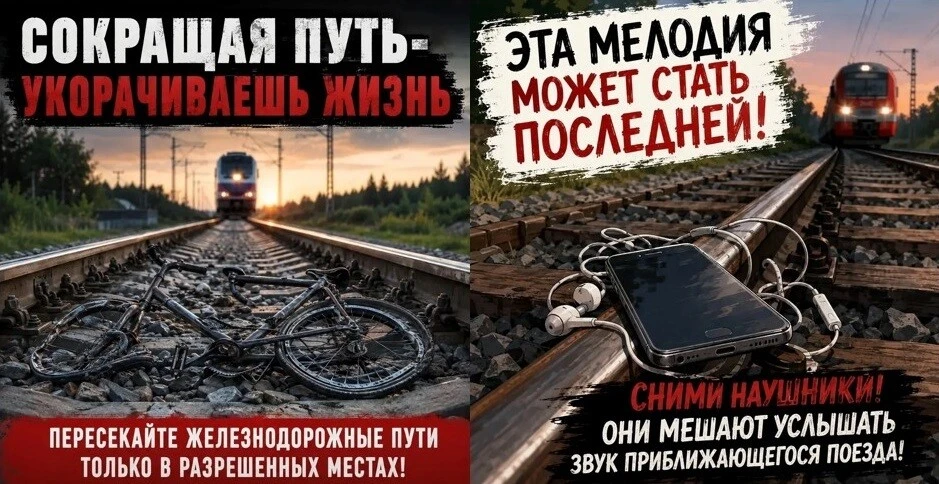 🚂 Безопасность на железной дороге — забота каждого!
