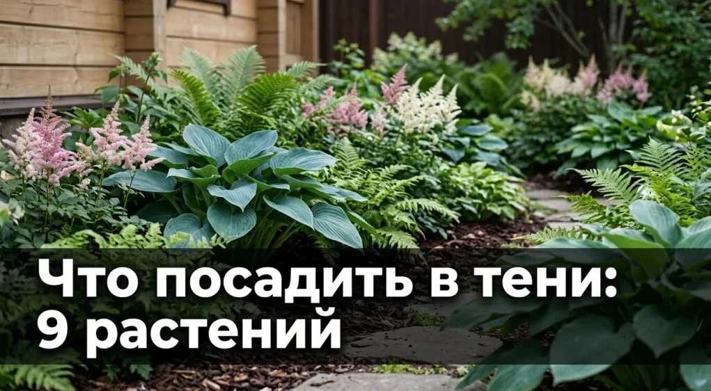 🌿 В тени тоже можно создать красивый цветник. Вот 9 проверенных растений, которые отлично растут бе