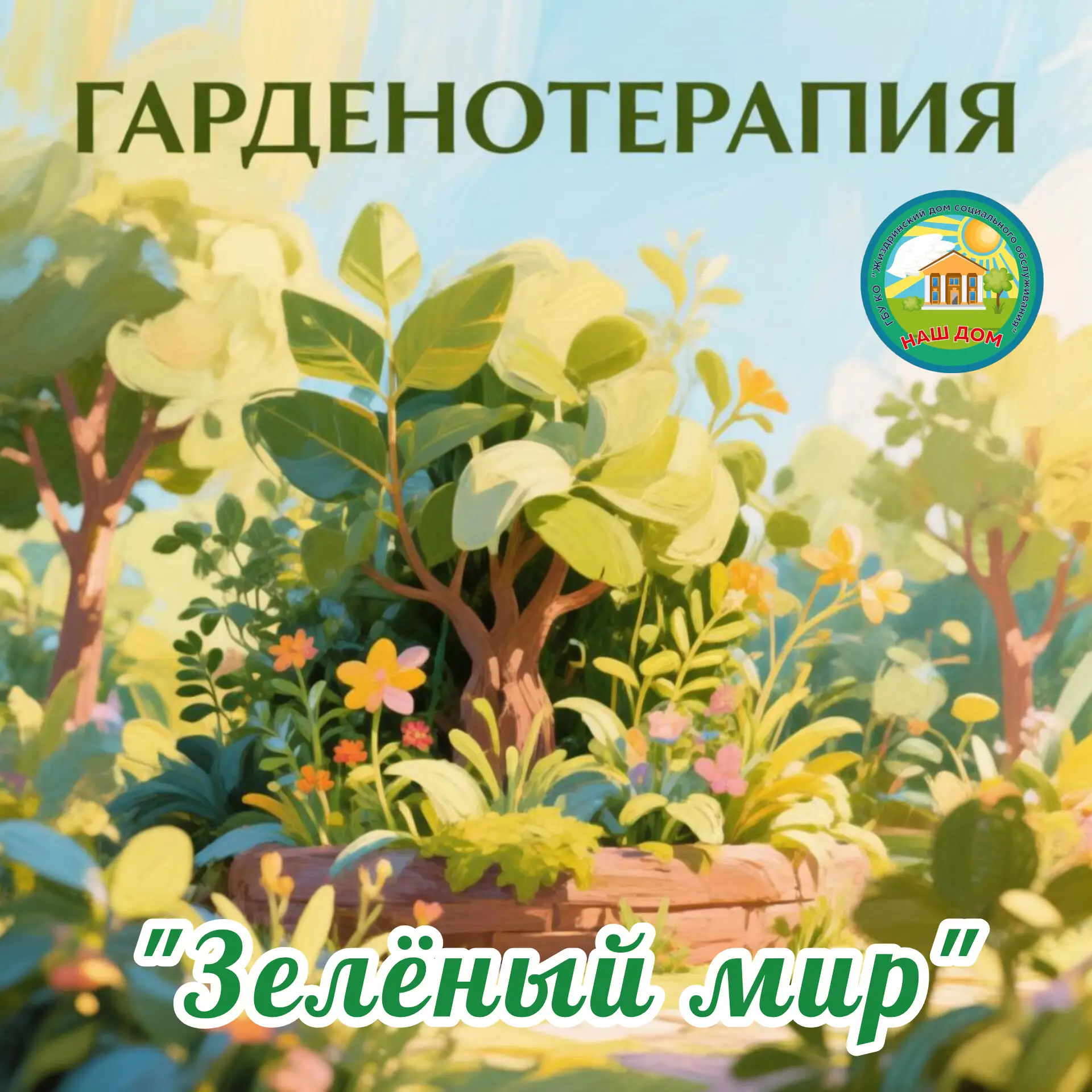 🌿 Гарденотерапия «Зелёный мир» 🌿