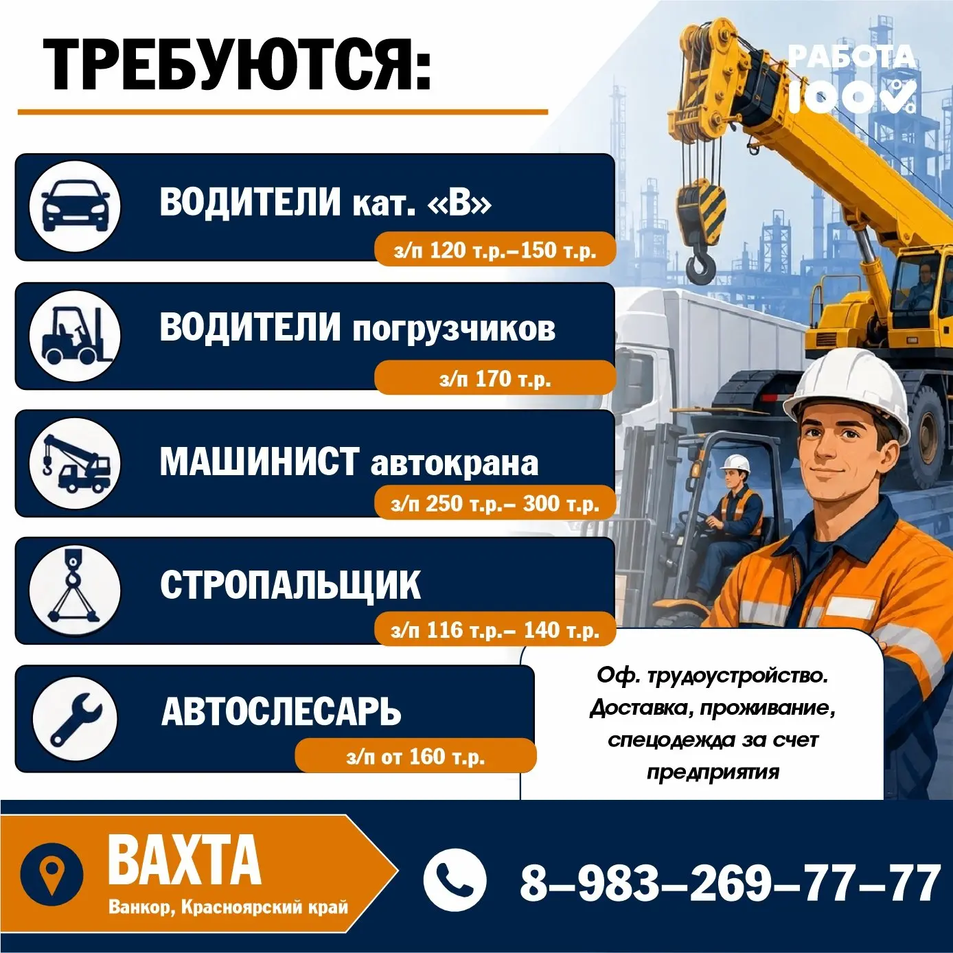 🔷 Предприятию требуются: