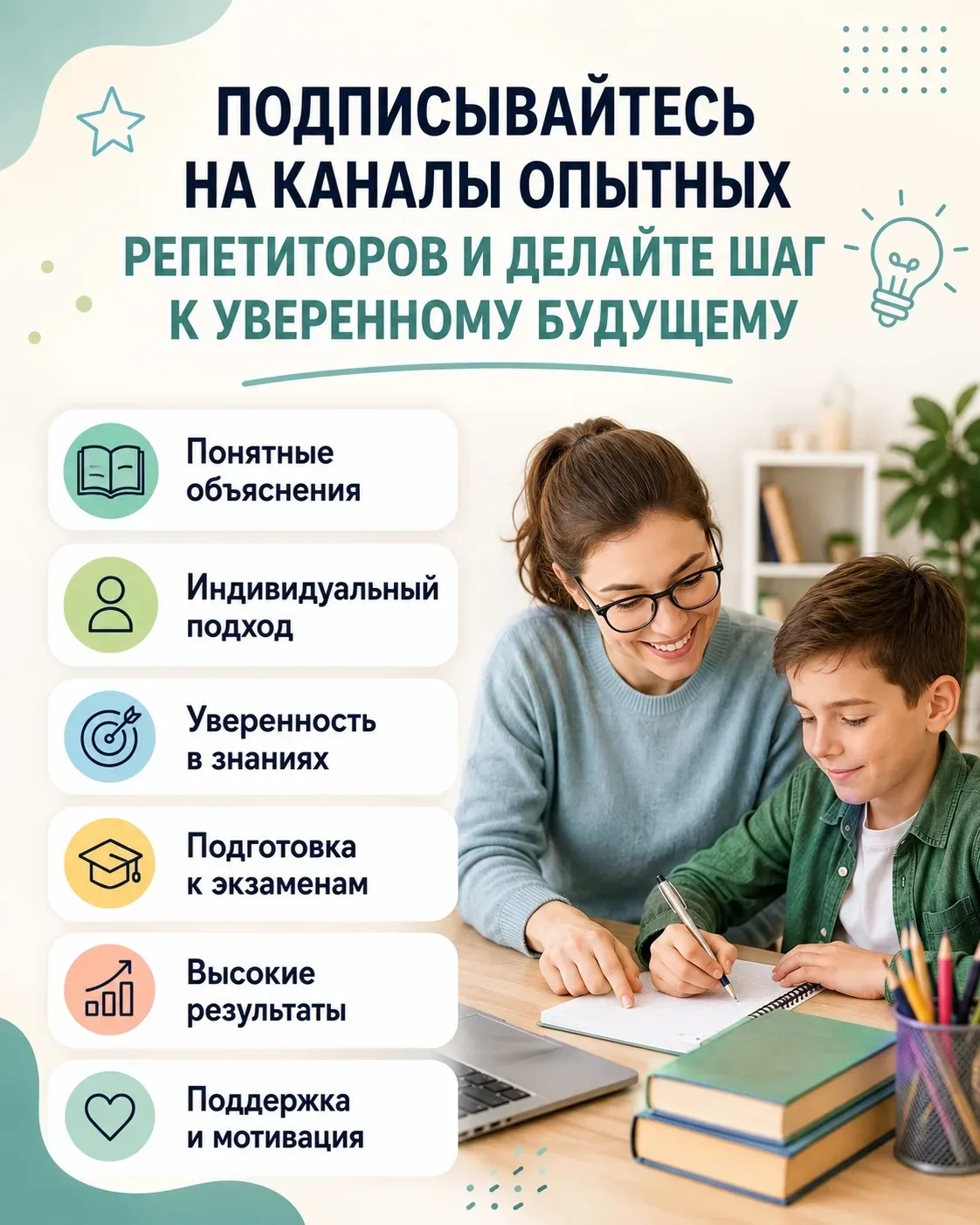 Каникулы проходят быстро, а знания остаются надолго.
Пока есть время учиться без спешки и давления, 