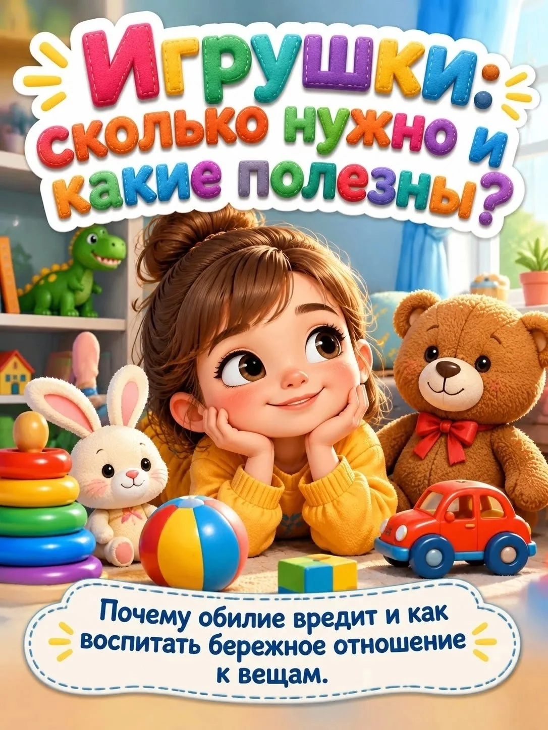 🧸 Игрушки: сколько нужно и какие полезны? Разбираемся вместе!