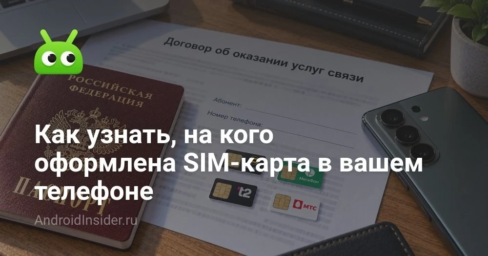 Как узнать, на кого оформлена SIM-карта, и почему это вообще должно нас волновать