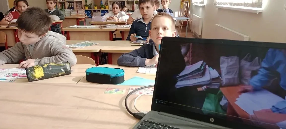 Стартовал новый трек «Орлёнок‑Эколог».  В рамках празднования Международного дня Земли в 4 «Г»классе