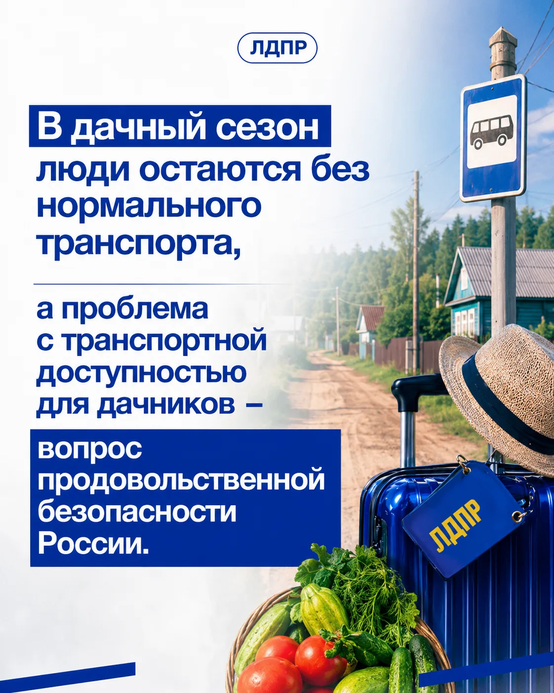 Почему добраться до дачи стало проблемой? Опрос ЛДПР для жителей Хабаровского края
