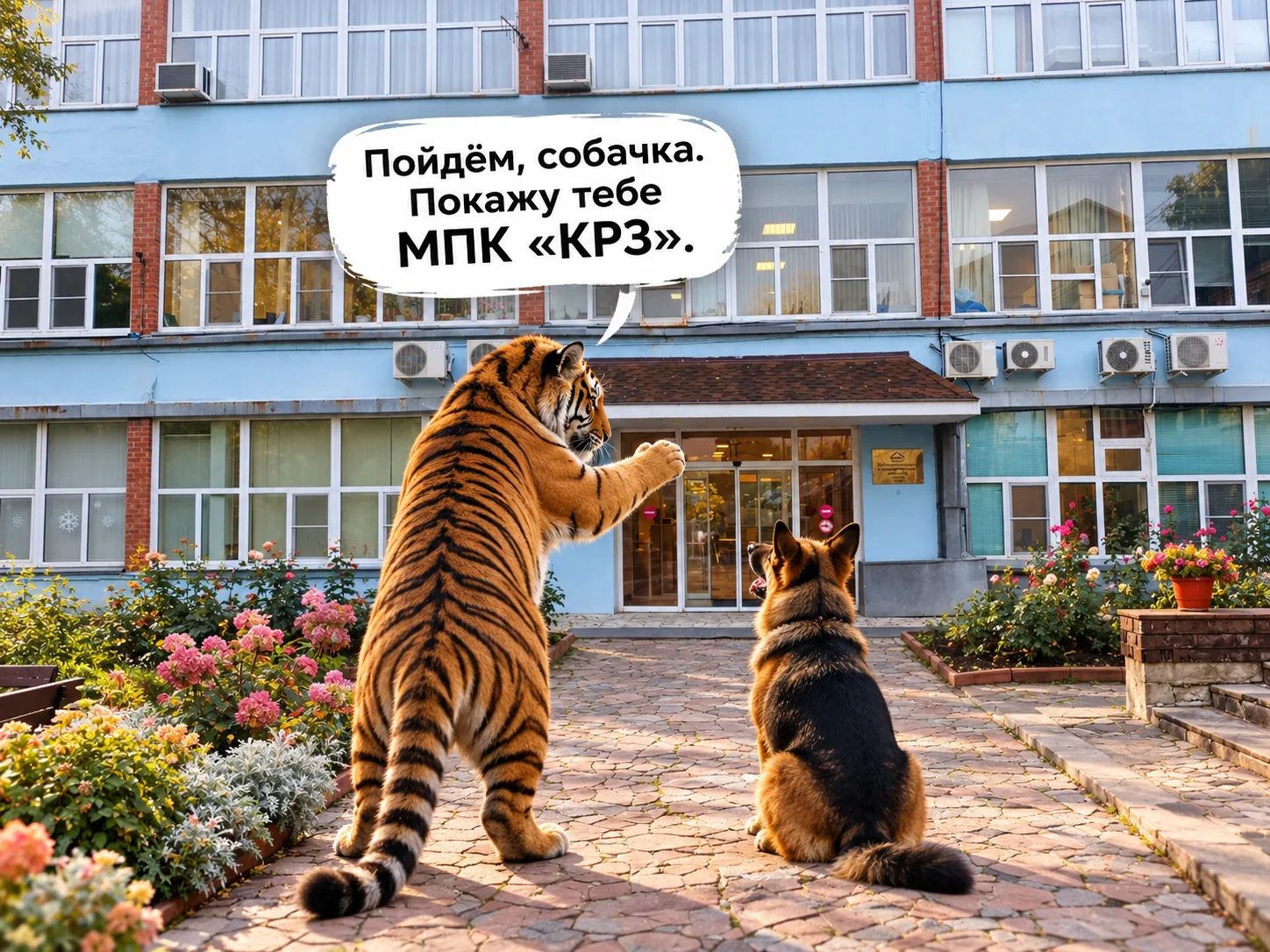 Пойдём, собачка, покажу тебе МПК «КРЗ».