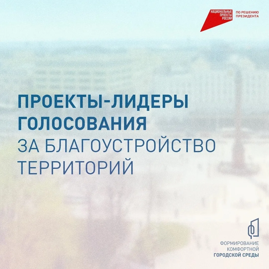 Через несколько дней завершится голосование за объекты благоустройства в Калининградской области.

П