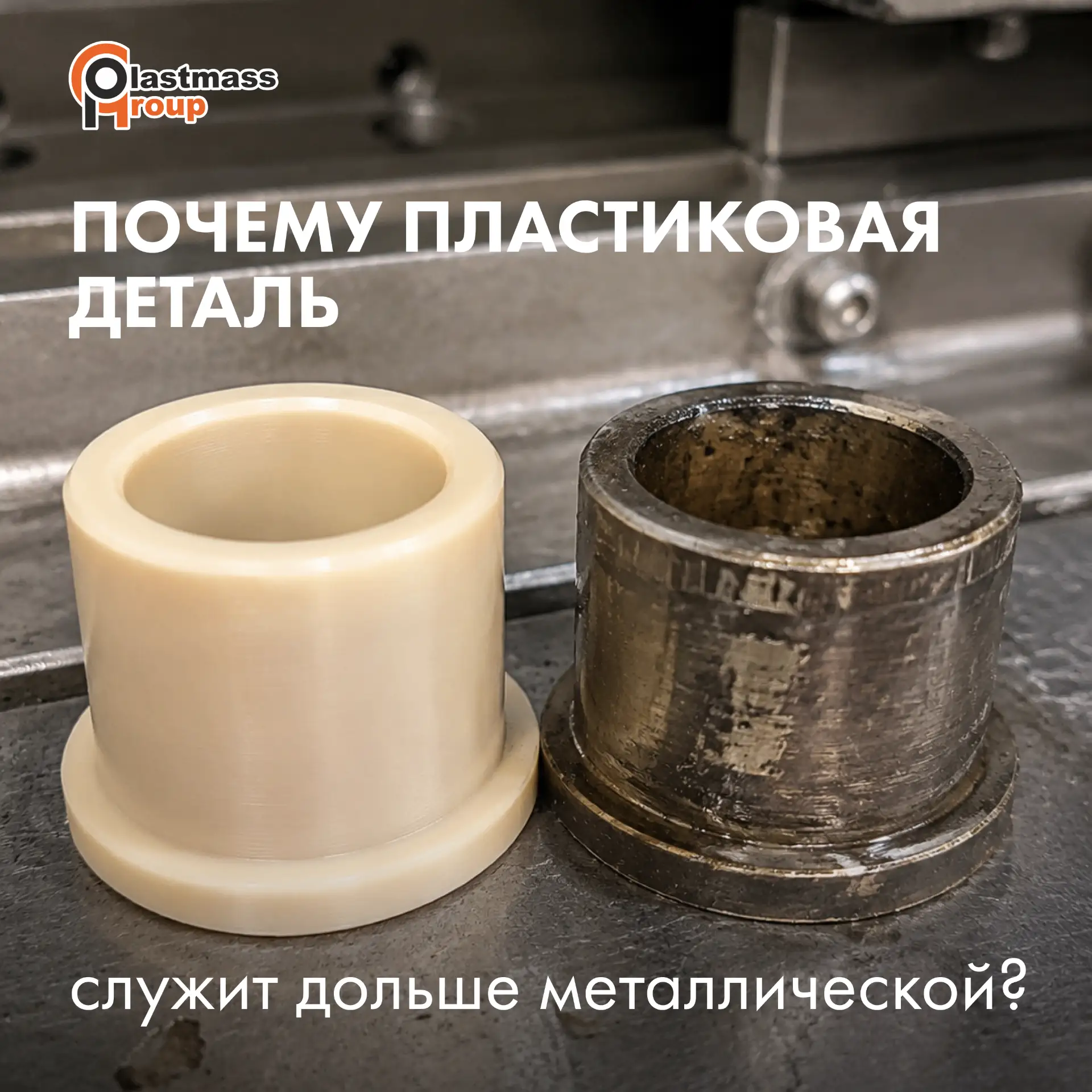 Почему пластиковая деталь иногда служит дольше металлической? ✔️