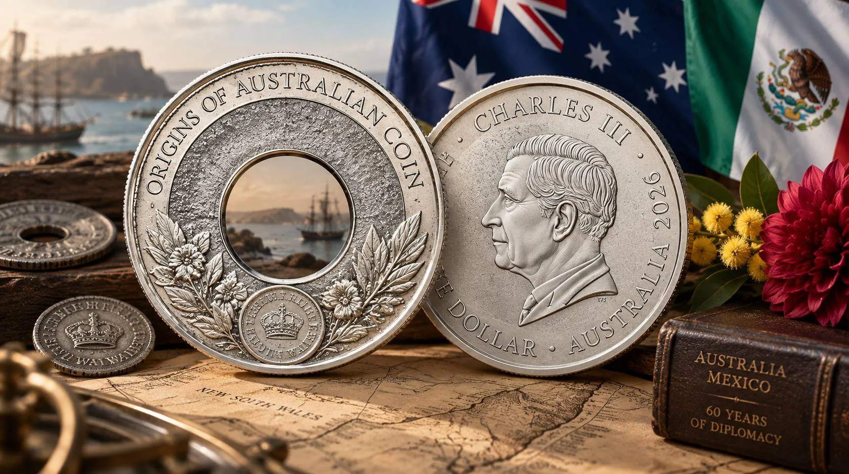 Королевский австралийский монетный двор выпустил памятную монету «Origins of Australian...