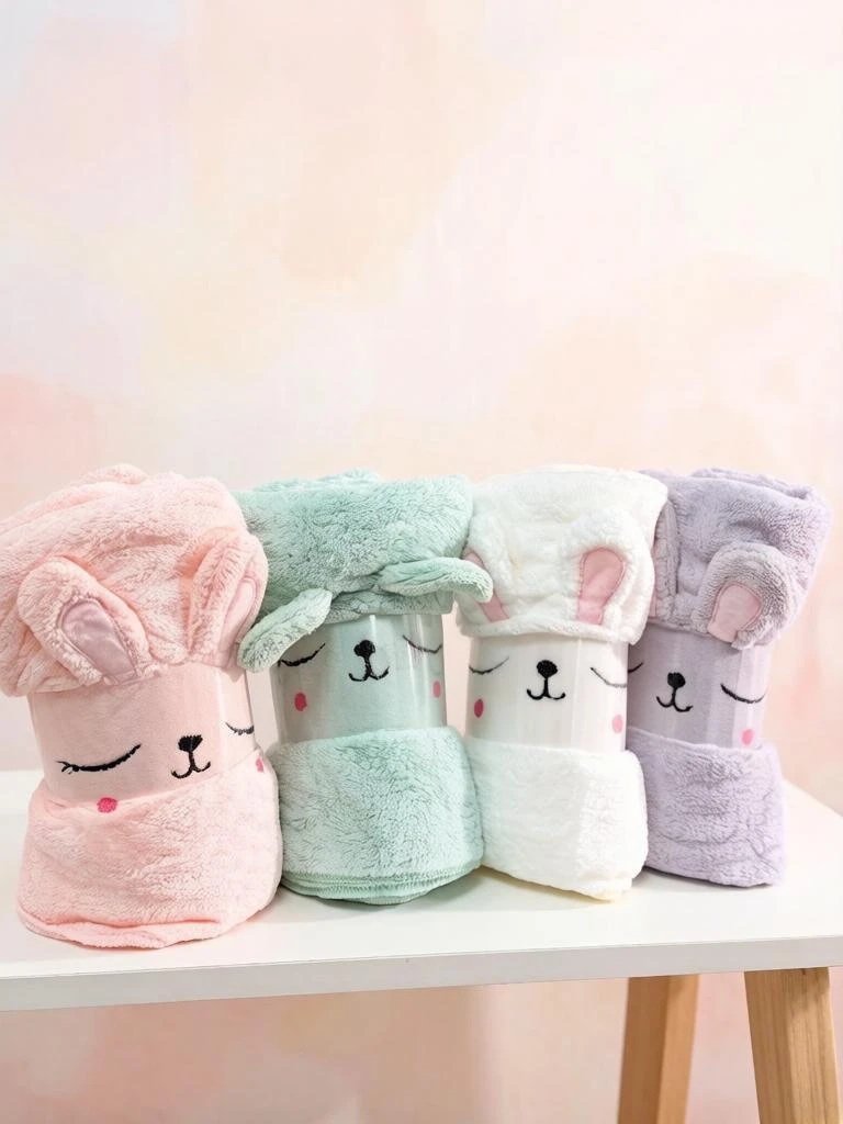 Мягкие, пушистые детские полотенца из микрофибры 🥰