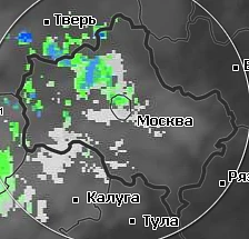 К 15 часам 20 августа  теплый атмосферный фронт приблизился к границам Подмосковья. На ...