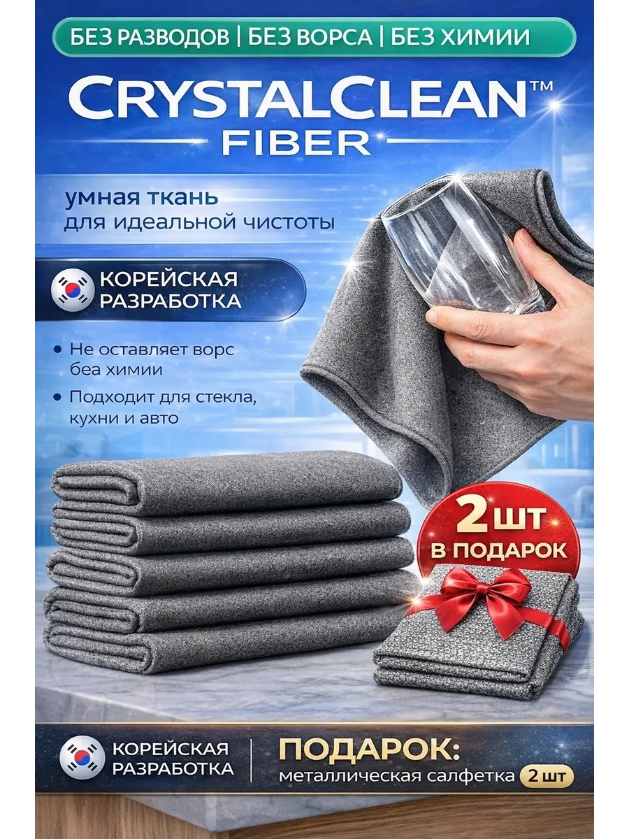 ⚡️ Умные корейские салфетки для уборки
