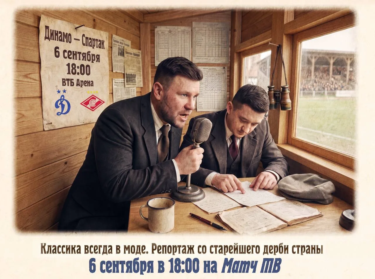 Наш микрофон установлен на центральном стадионе «Динамо» 🎙