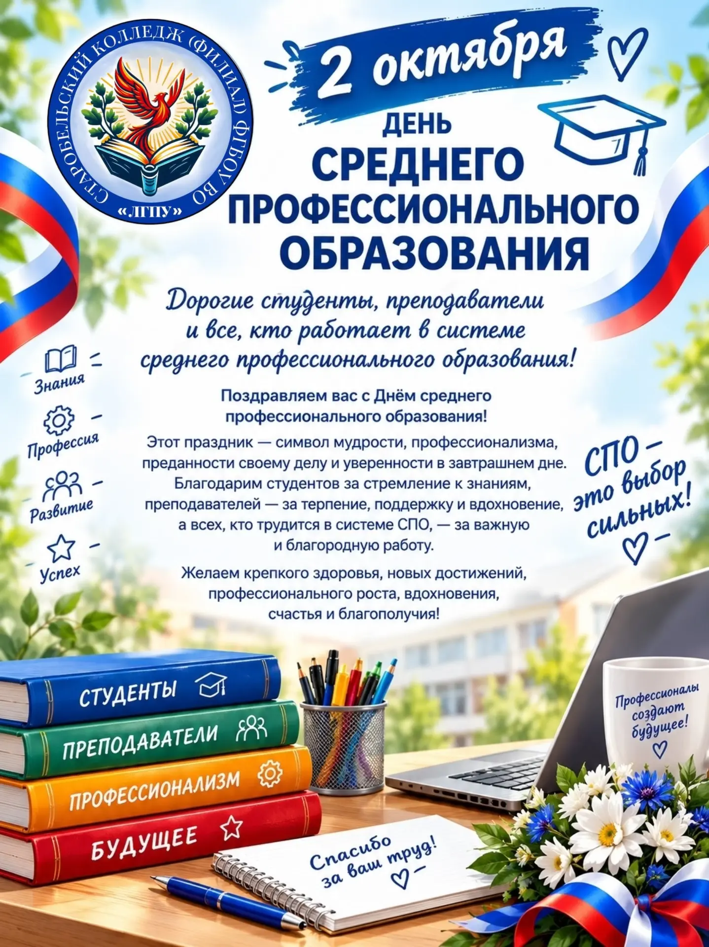 С Днём среднего профессионального образования!
