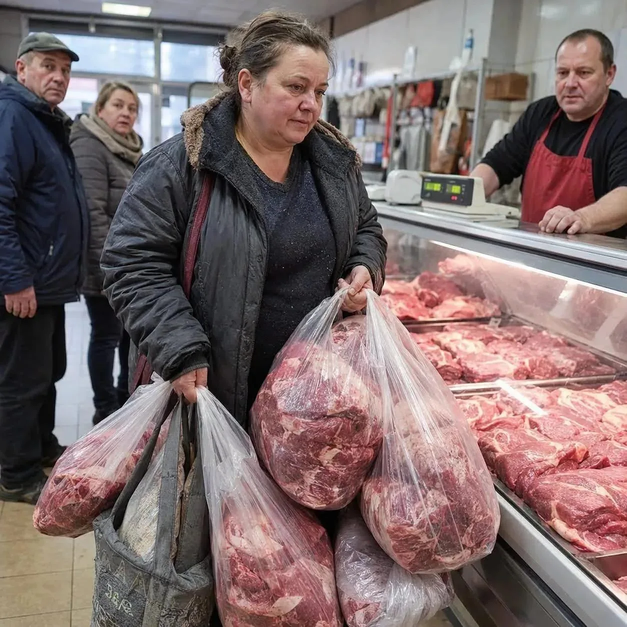 Каждый день женщина покупала по 60 килограммов говядины… Но когда полиция выяснила, зач...