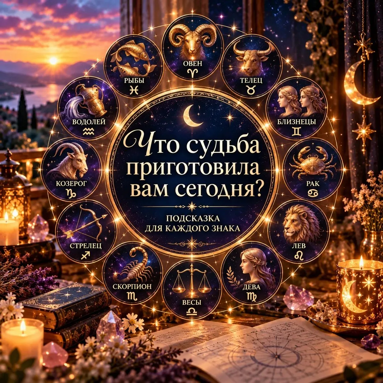 🔮 ЧТО СУДЬБА ПРИГОТОВИЛА ВАМ СЕГОДНЯ? ПОДСКАЗКА ДЛЯ КАЖДОГО ЗНАКА