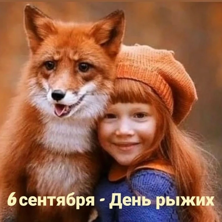 6 сентября, — День рыжих! 🔥🧡🦊