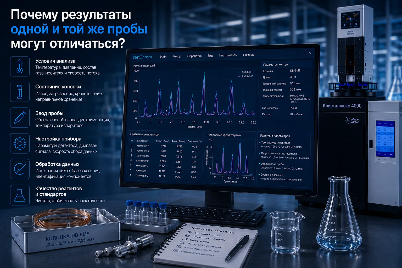 Почему результаты одной и той же пробы могут отличаться? Разбираем причины

Даже при анализе одной и