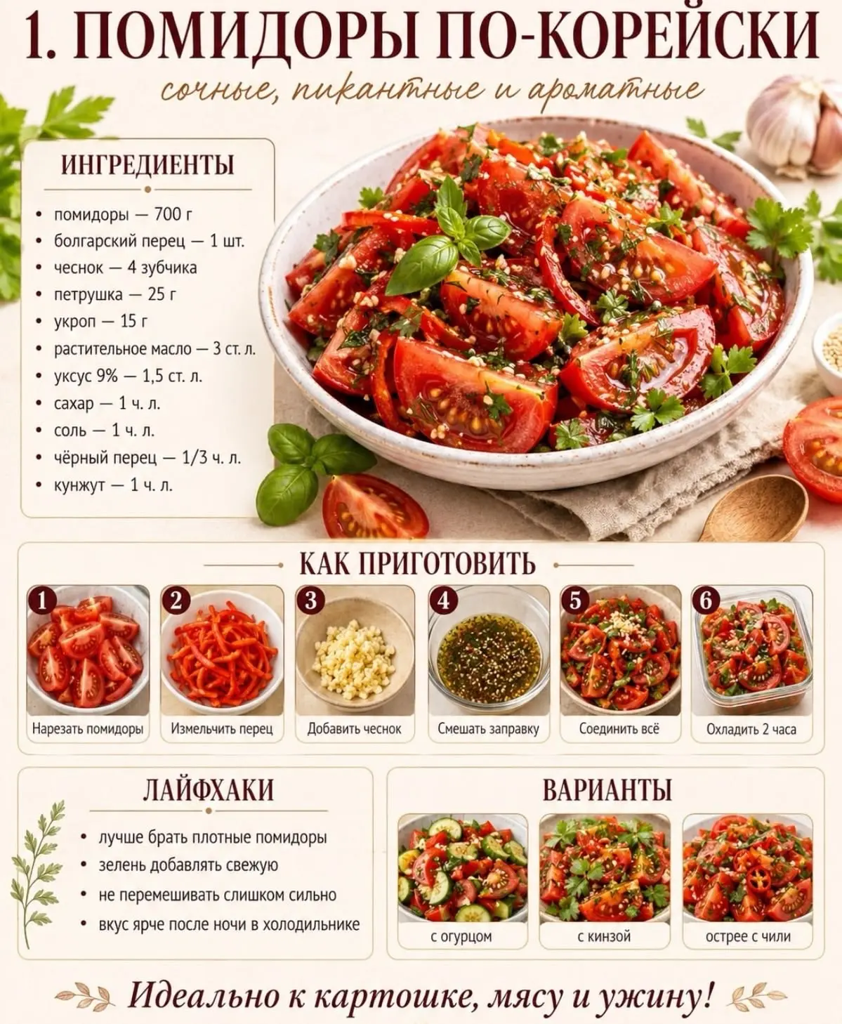 Помидоры по-корейски 🍅
