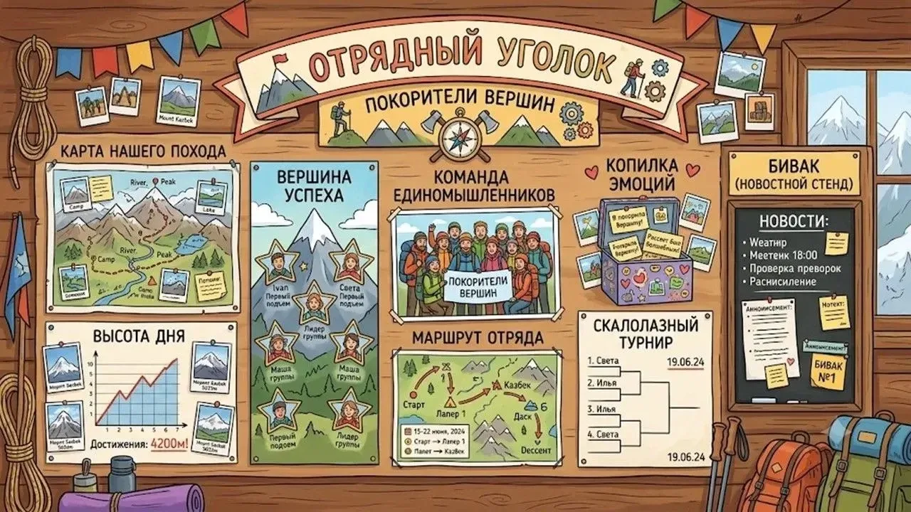 «Это наш проект отрядного уголка!» ✨