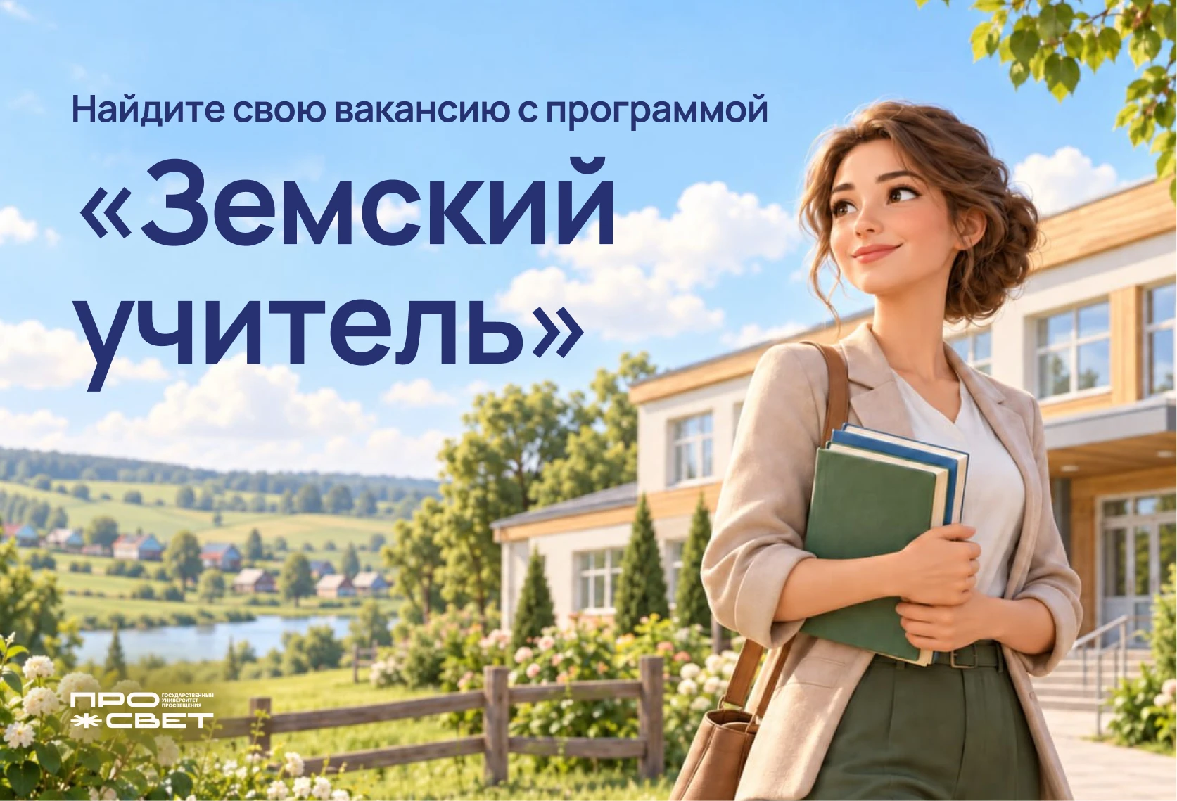 «Земский учитель» приглашает педагогов в школы регионов 🧑‍🏫