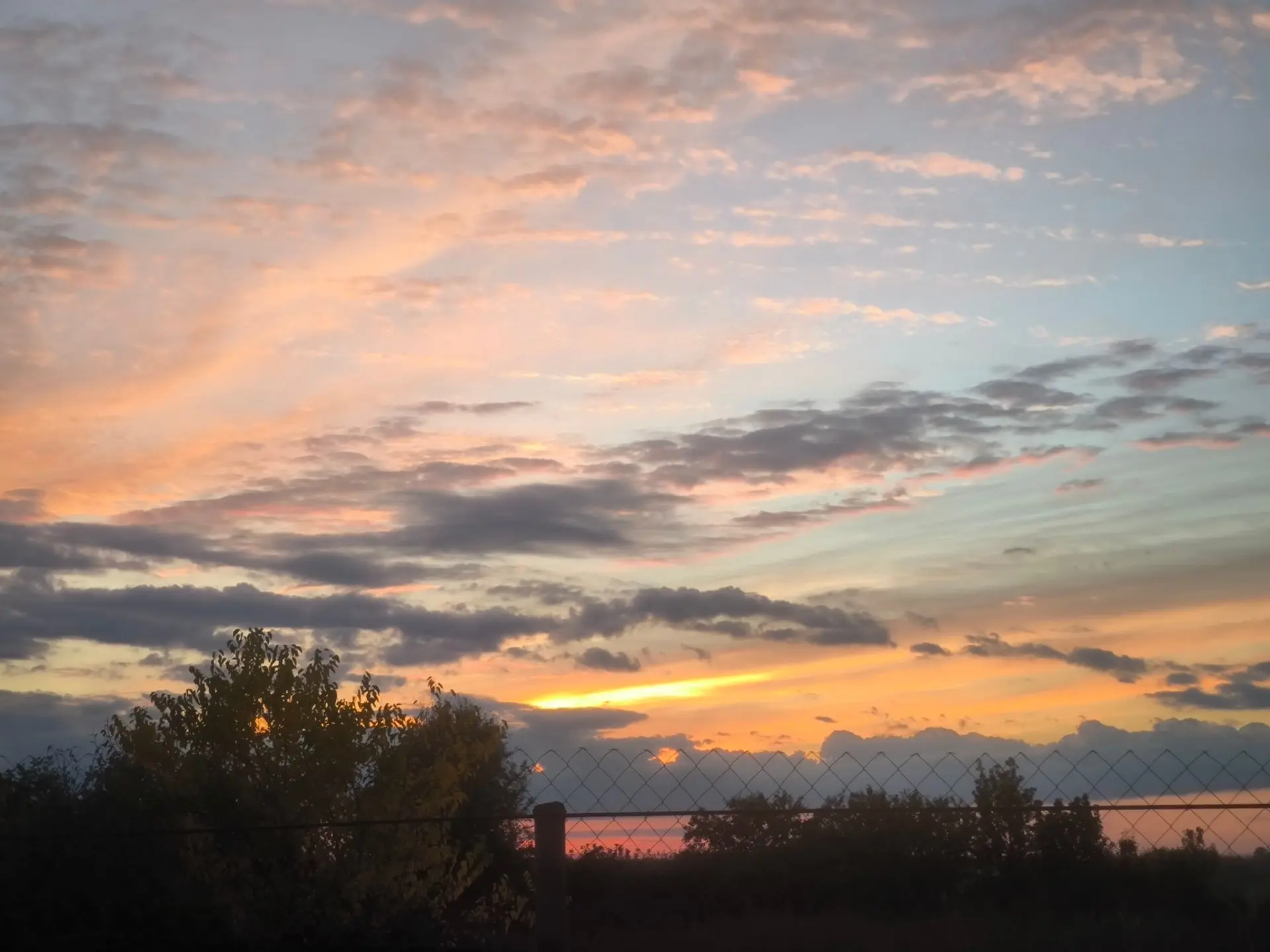 🌅закат в селе