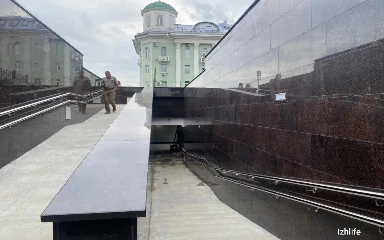👣 Вчера открыли подземный переход около УдГУ