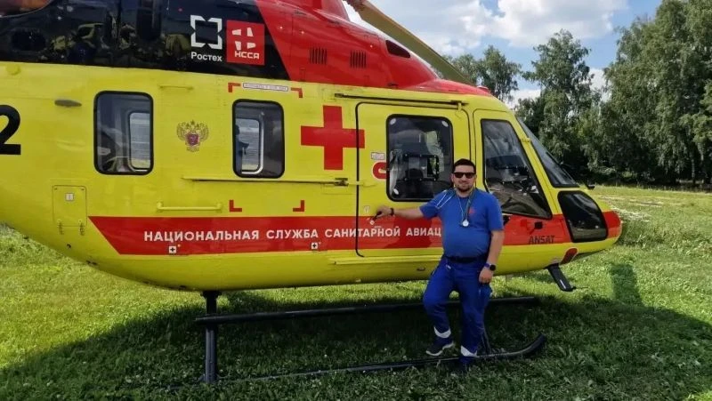 Санавиация доставила сердобчанина с острой сердечной патологией в больницу Бурденко