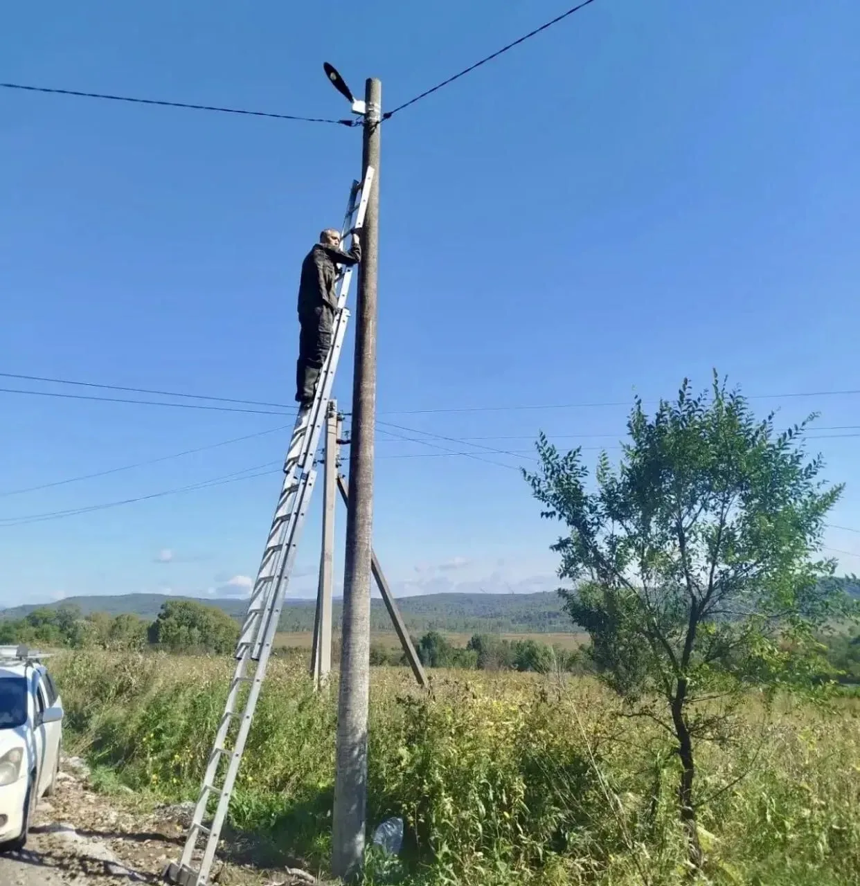 ⚡⚡⚡После вмешательства прокуратуры восстановлено уличное освещение по ул.Комсомольская ...