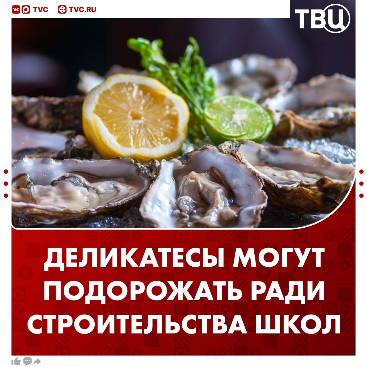Льготную налоговую ставку на лобстеры, устрицы и другие деликатесы предложили отменить