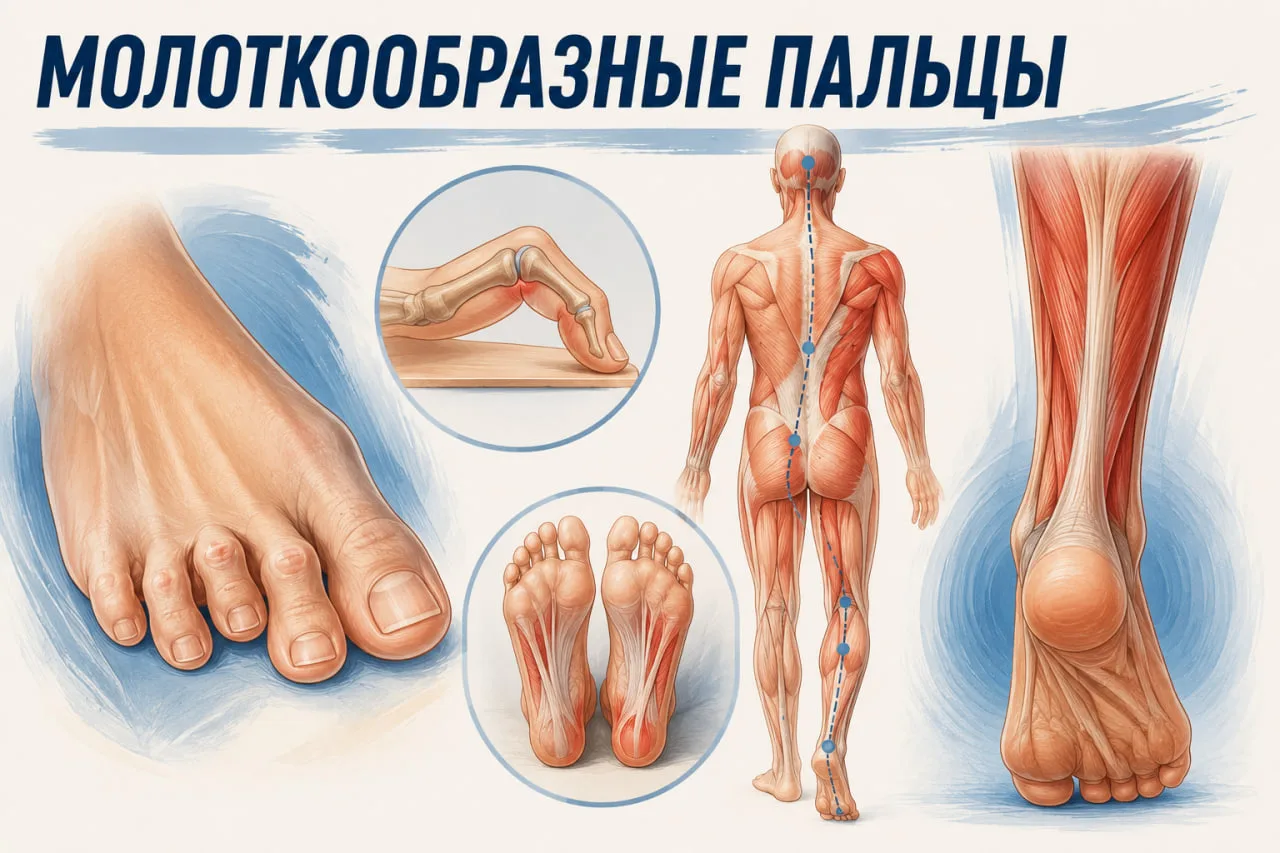 Откуда берутся молоткообразные пальцы на ногах.