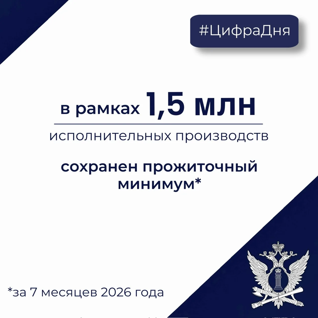 🫡 Одно из важных направлений работы ФССП России – защита прав социально незащищенных к...