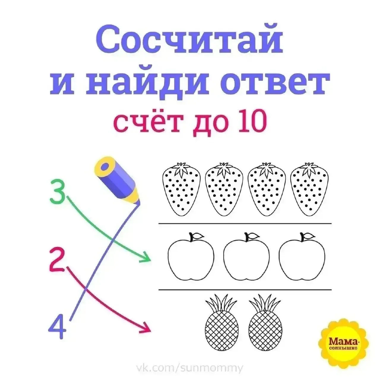 Давай вместе отправимся в путешествие чисел и весело научимся считать до десяти! 🔟✴️✳️...