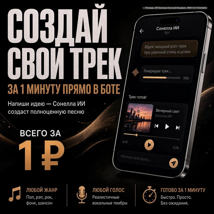 СВОЙ ТРЕК ТЕПЕРЬ МОЖНО СОЗДАТЬ ЗА 1 МИНУТУ 🤨