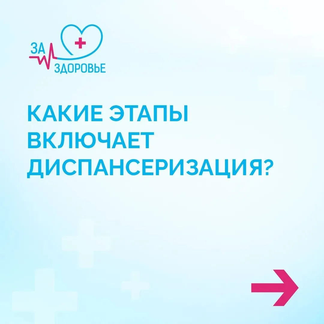 Какие этапы диспансеризации существуют? 👩‍⚕️