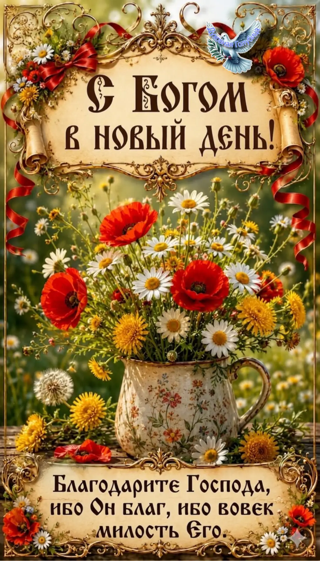 🕊️Доброе утро, близкие сердца!❤️Всем добра, успешной реализации намеченных целей и люб...