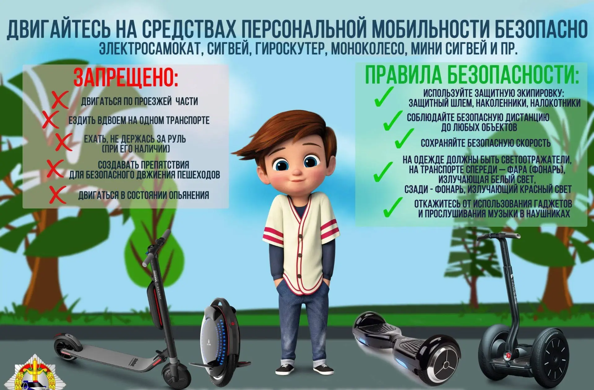 29 мая проходит областная акция "С самокатом или СИМ безопасно колесим". Лицеисты за бе...