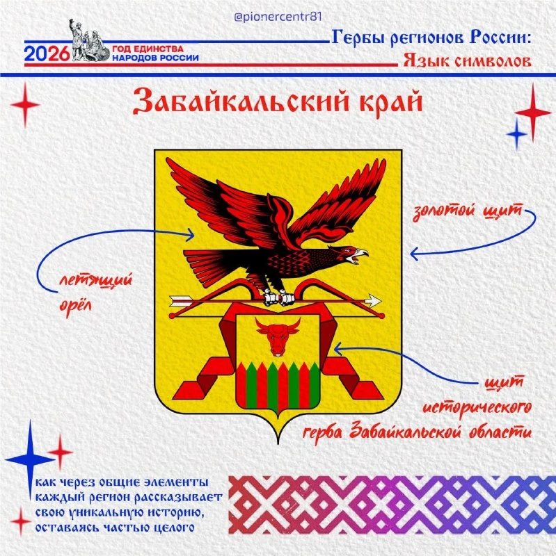 🇷🇺 Открываем единство в символах!

Продолжаем знакомиться с геральдикой регионов России. Сегодня —